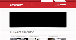 Desktop Screenshot of lorenzetti.com.br