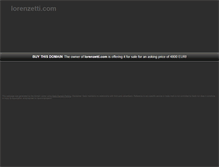 Tablet Screenshot of lorenzetti.com